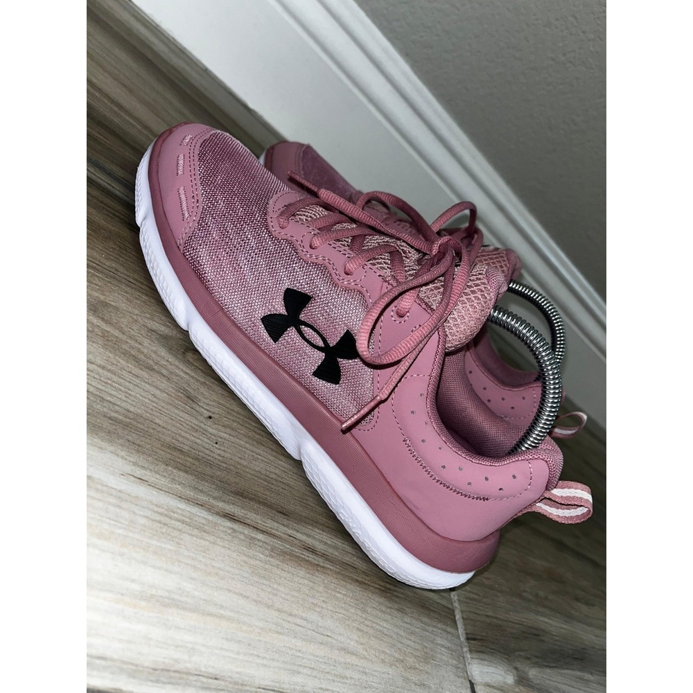 Under Armour Charged Assert 10 Pink Elixir White Men's Size 9.5 Running Shoes